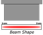 Laser Hand Piece 180 jcm2 energy density